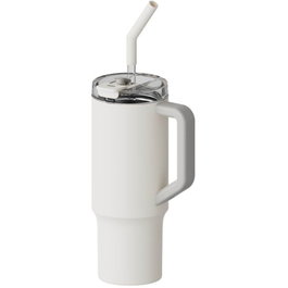 Xiaomi Straw Mug Térmico con Pajita, Modelo XMXGB01PL, Color Blanco, Capacidad 1 Litro (1000ml), Ideal para Bebidas Frías y Calientes, Ref. BHR9540GL